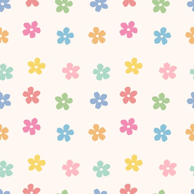 Vector floral seamless patterns vector design for paper cover fabric interior decor