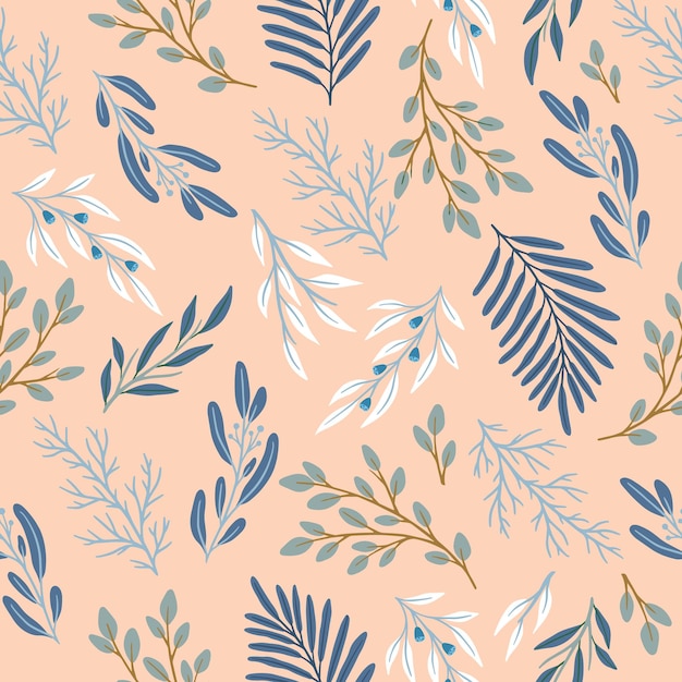 Vector floral seamless patterns vector design for paper cover fabric interior decor