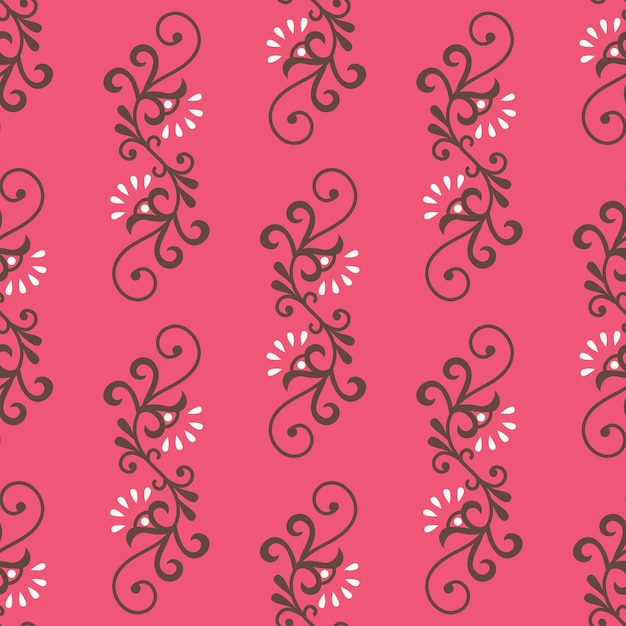 Floral seamless vector illustration pattern background