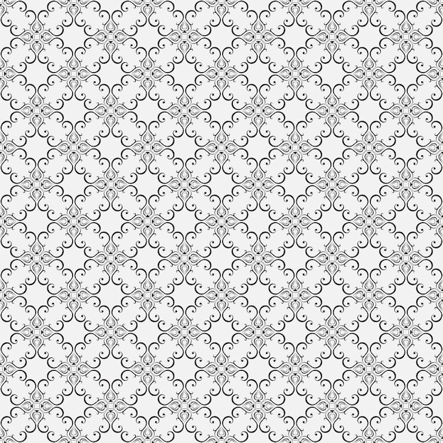 Floral seamless wallpapers in the style of baroque . can be used for backgrounds and page fill web design.