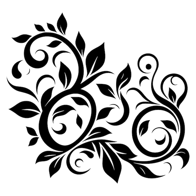 Floral Silhouette Design