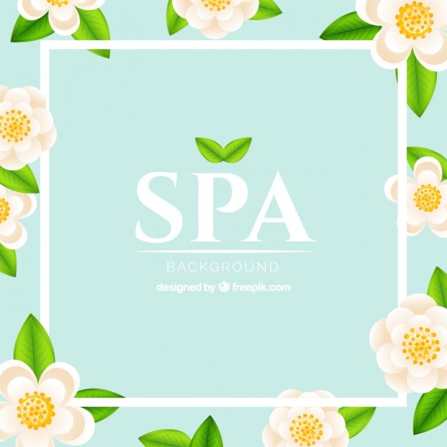 Floral spa background