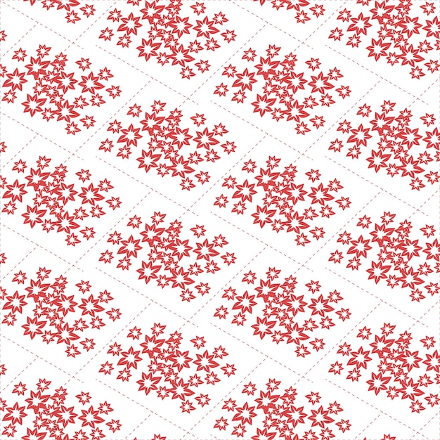 Floral, textile wallpaper pattern design