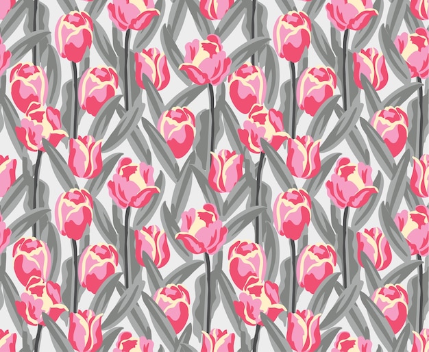 Vector floral texture background pattern print.