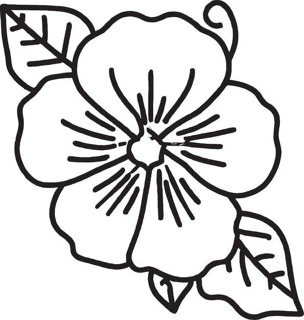 The Floral Touch A Delicate Vector Logo Icon