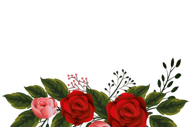 floral tropical cartoon