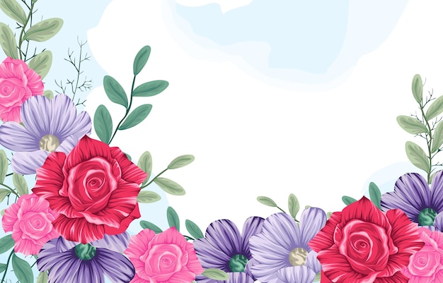 Floral Vector Background