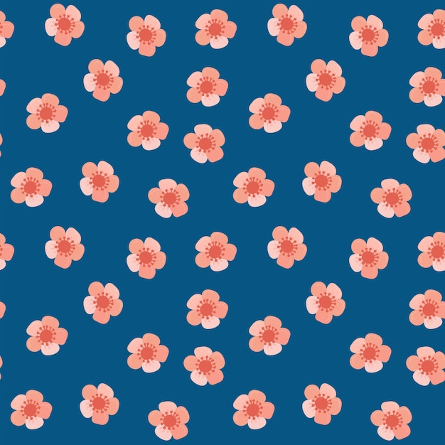 Floral vector pattern set