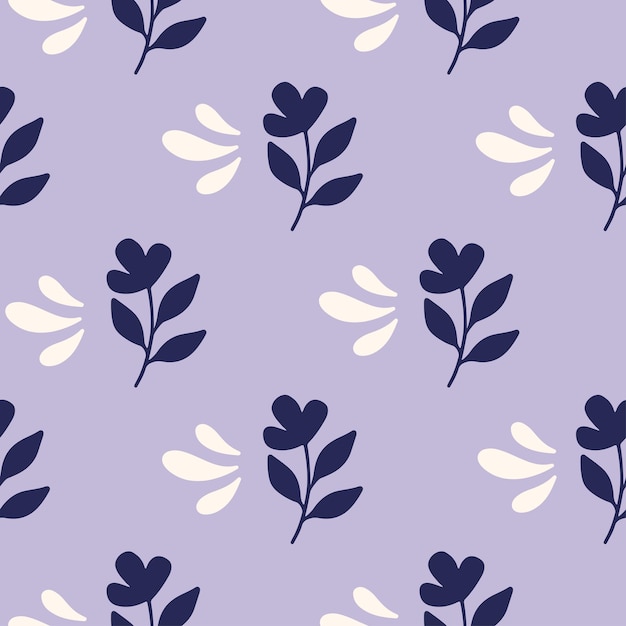 Floral vector seamless pattern