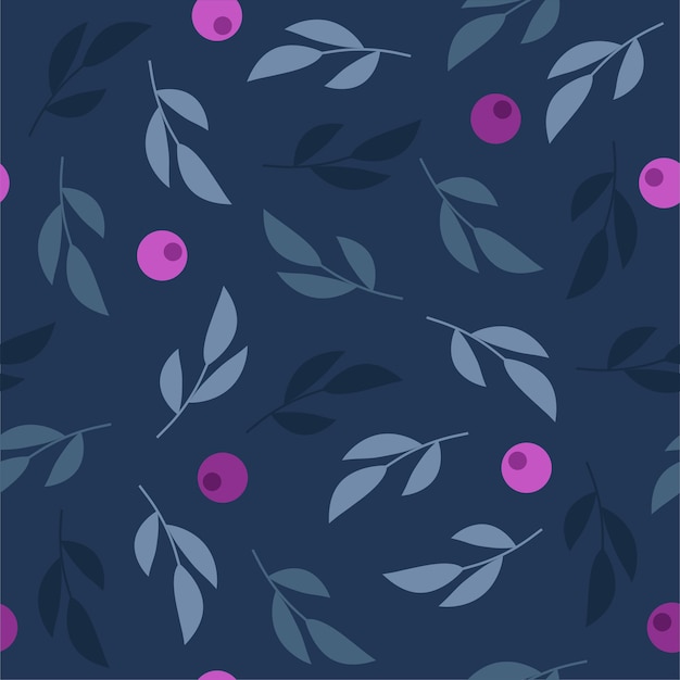 Floral vector seamless pattern