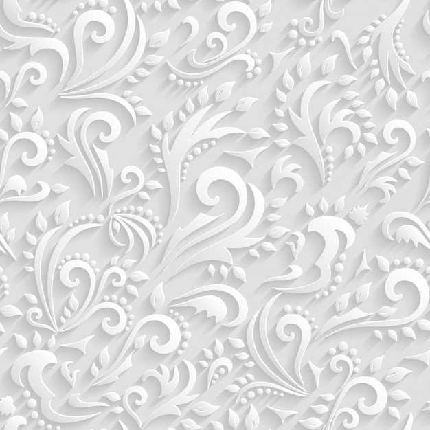 Floral Victorian Seamless Background