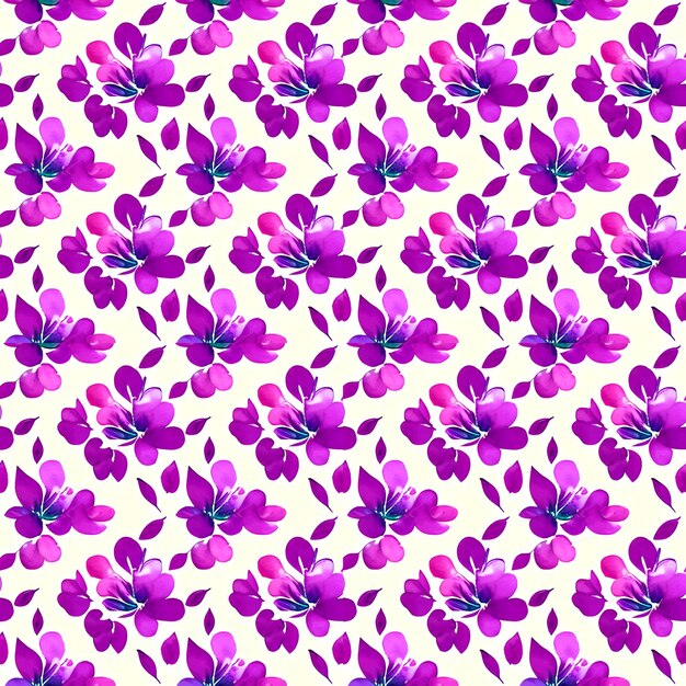 Floral vorm aquarel naadloze patroon