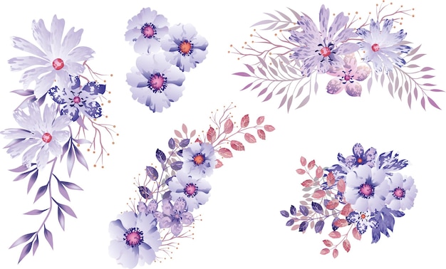 꽃의 수채화 부켓 컬렉션
