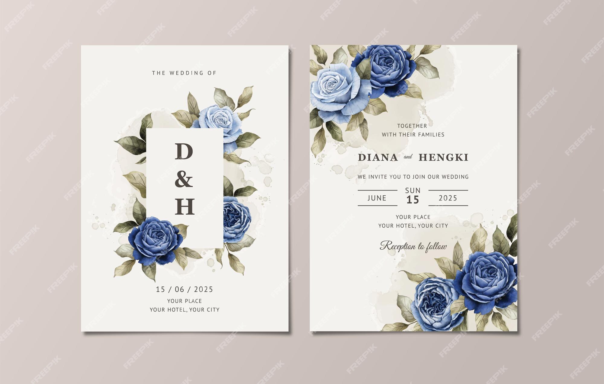 Page 2 | Wedding invitations Vectors & Illustrations for Free Download |  Freepik