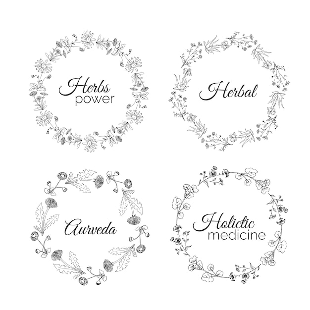 Floral wreath collection