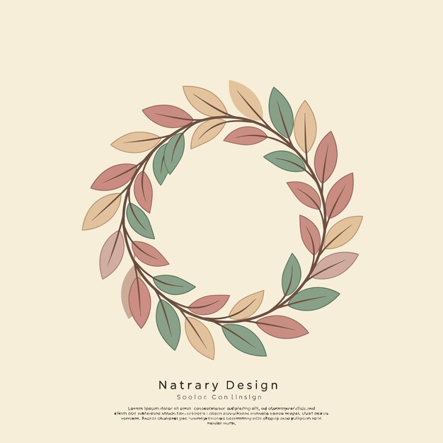 floral wreath frame