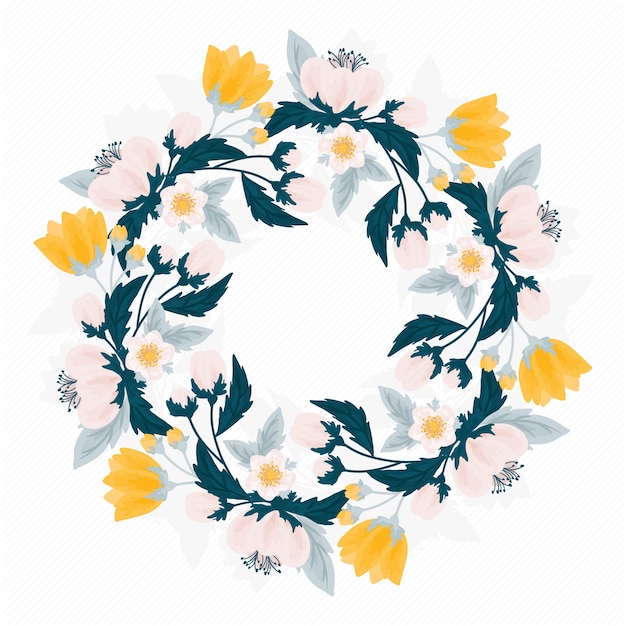 Vector floral wreath