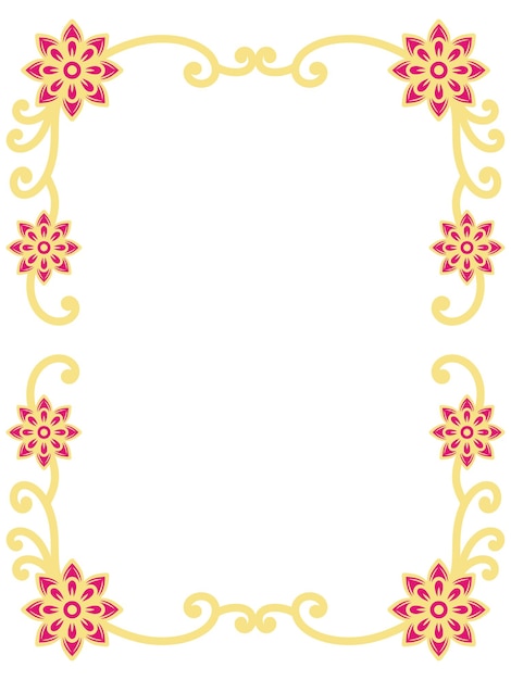 FloralFrameOrnament