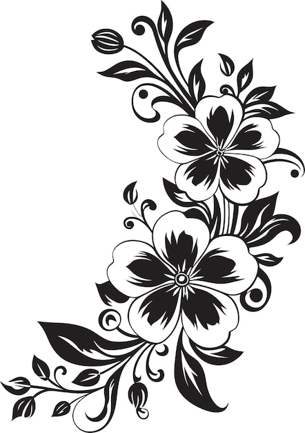 Vector floralwhisper nexus core crafting floral designs petalpleasure matrix vector decorative crafts