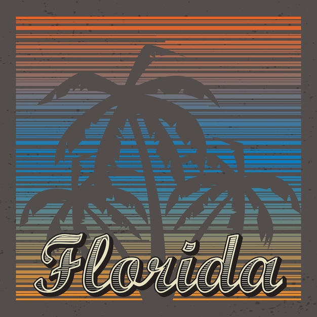 Florida abstract background