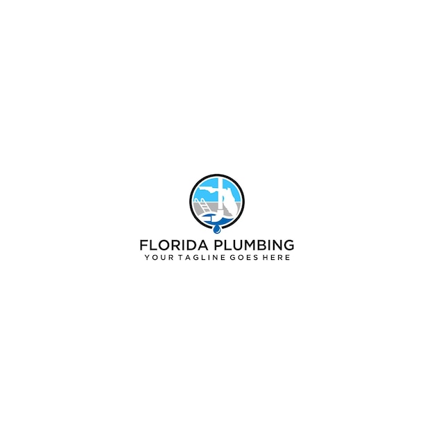 Дизайн логотипа сантехники флориды