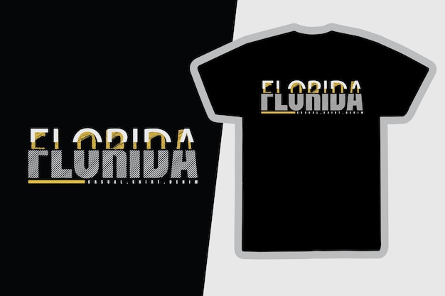 Florida typography vector t shirt design