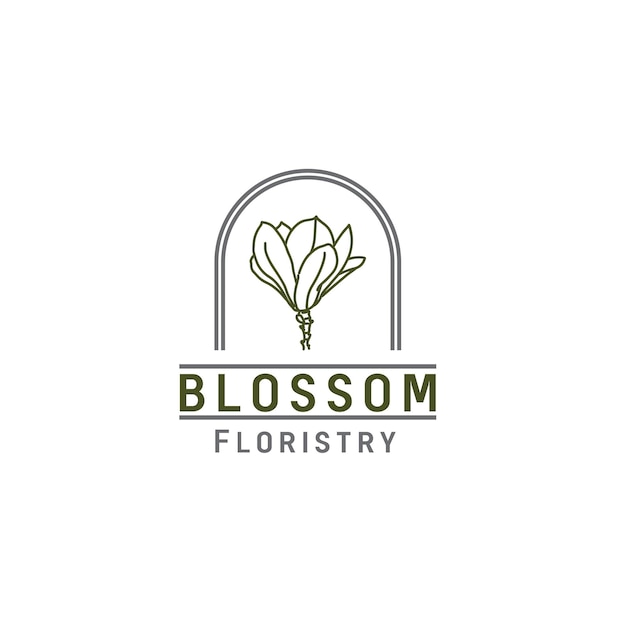 Premium Vector Floristry Business Logo Design Template Premium Vector Floristry Business Logo Design Template