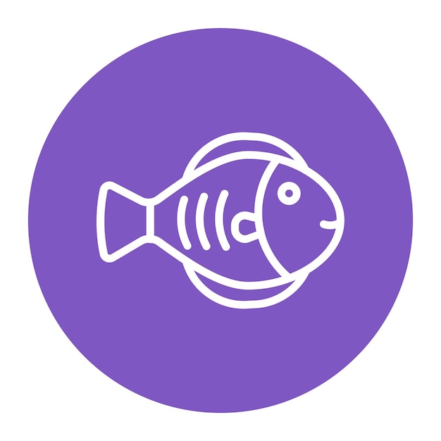 Flounder icon vector image Can be used for Fish and Seafood