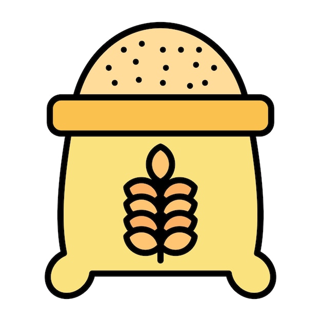 Flour Flat Illustration