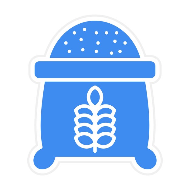 Vector flour icon vector image can be used for bakery