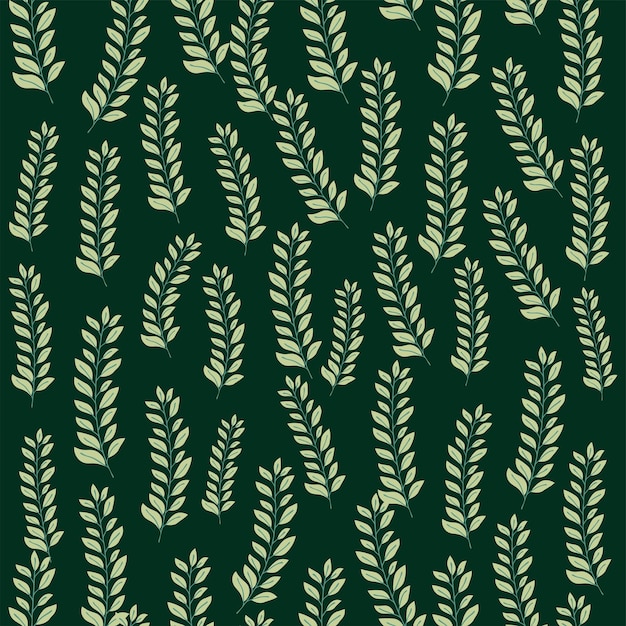 Flourish nature summer garden textured background Floral seamless pattern Branch with leaves ornamental texture