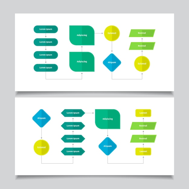 Diagramma di flusso infografica