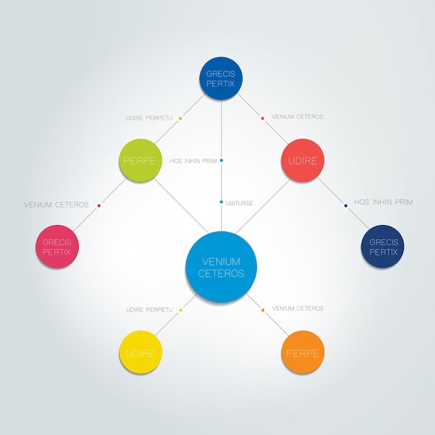 Vettore schema del diagramma di flusso elemento infografico