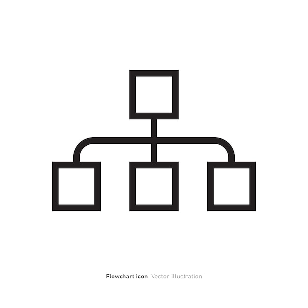 Flowchart icon design vector illustration