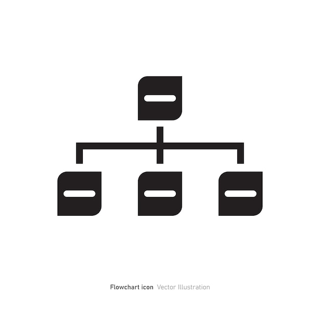 Flowchart icon design vector illustration