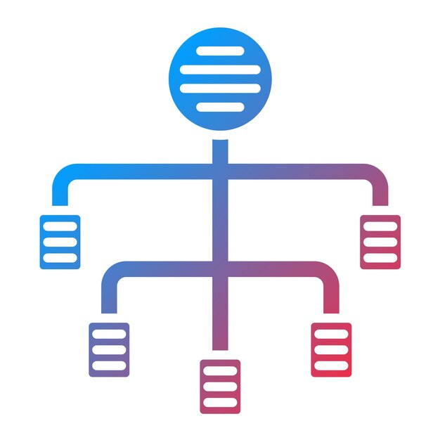 Flowchart icon vector image Can be used for UX and UI