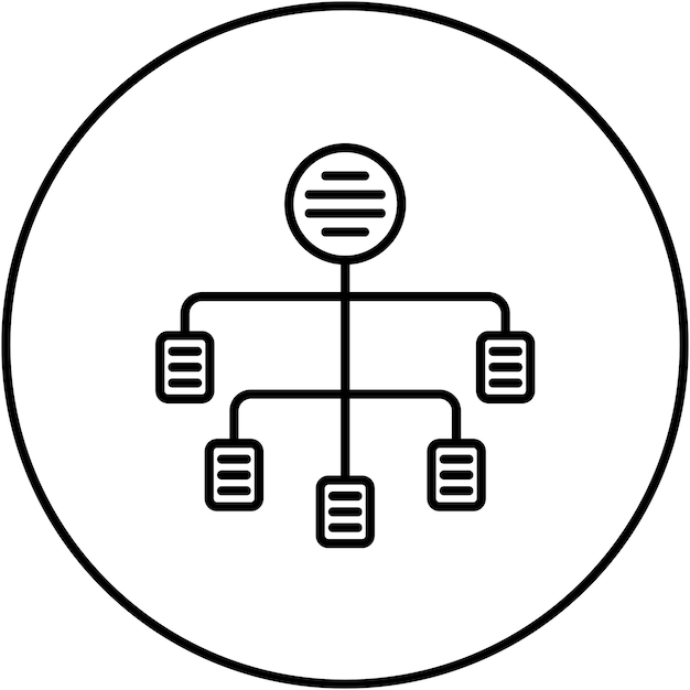 Flowchart icoon vector afbeelding Kan worden gebruikt voor UX en UI