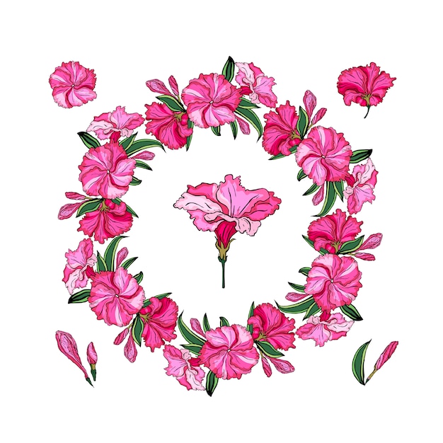 Vector flower arrangement