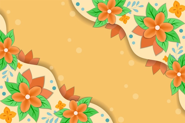 flower background realistic design illustration
