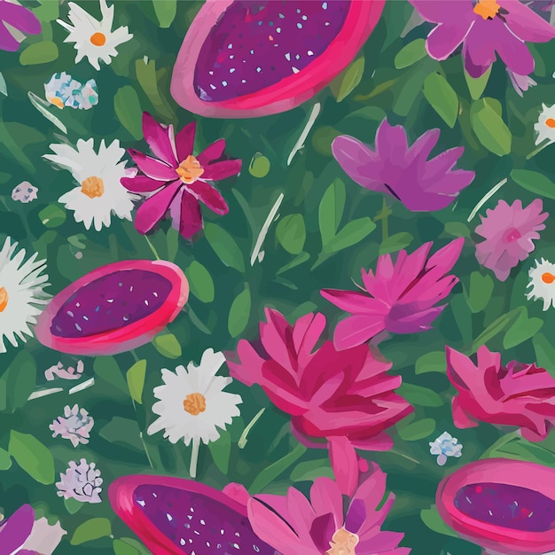 Vector flower background