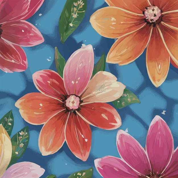 Vector flower background