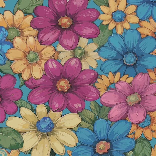 Vector flower background