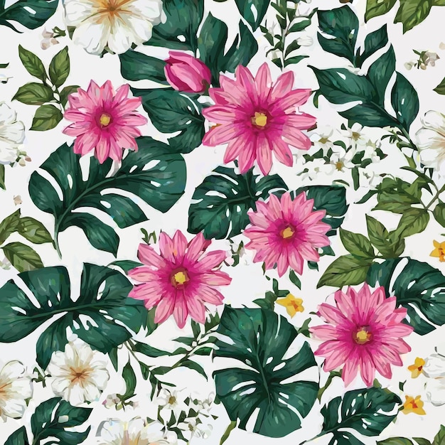 Vector flower background