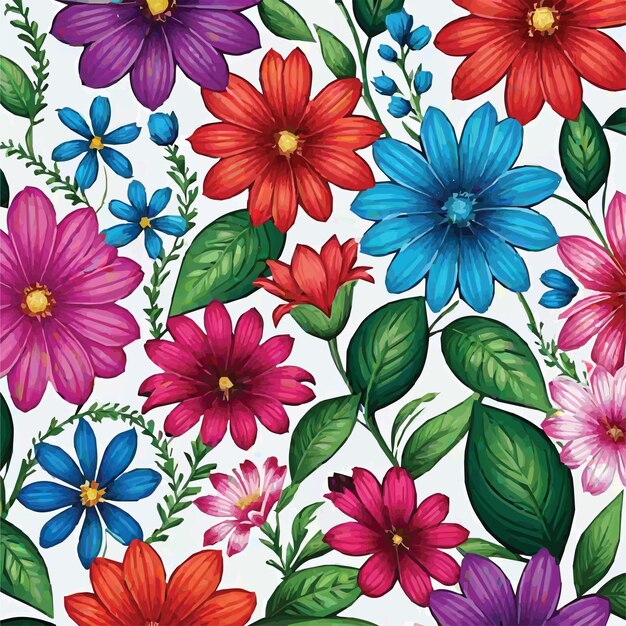 Vector flower background