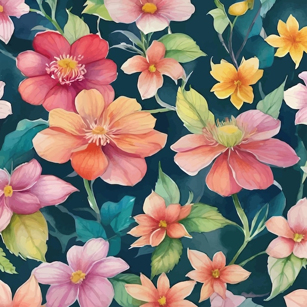 Vector flower background