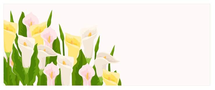 Vector flower banner for flyer card background design vector illustration floral poster for spring summer sale special advertising poster for flower shop