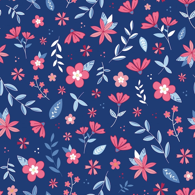 Flower blossom garden seamless 