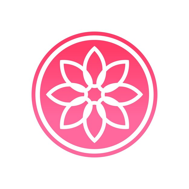 Flower Circle Icon