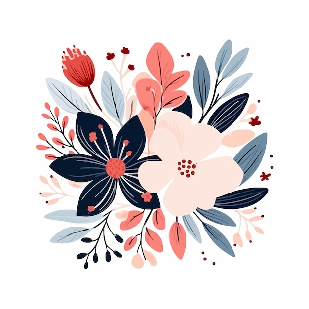 Vector flower collection