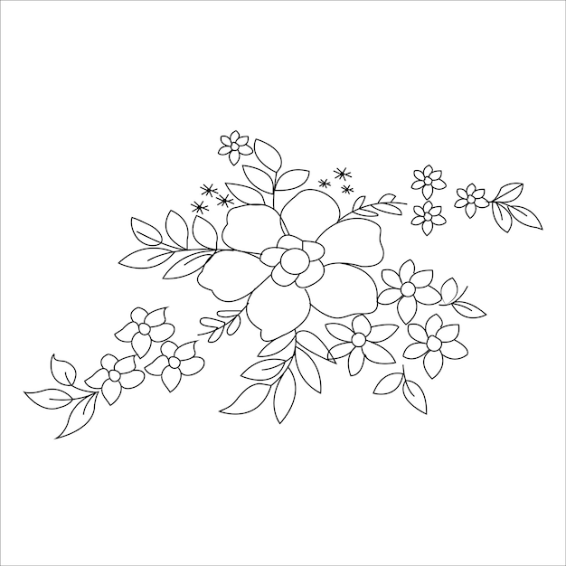 Flower Coloring page for kids